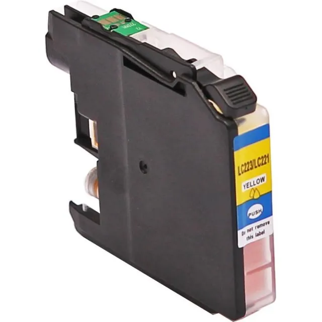 ABC huismerk inkt cartridge geschikt voor Brother LC-225XLY LC-225XL geel voor Brother DCP-J4120DW MFC-J4420DW MFC-J4425DW MFC-J4620DW MFC-J4625DW MFC-J5320DW MFC-J5600 MFC-J5620DW MFC-J5625DW MFC-J572