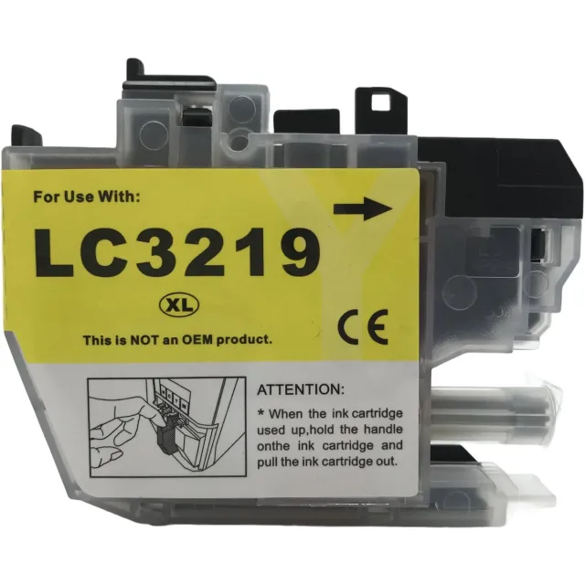 Inktkenners Inktcartridge Geschikt voor Brother LC3219XL | 1x Geel Geschikt voor Brother MFC-J5330 DW - J5730DW - J5930DW - J6530DW - J6535DW - J6930DW - J6935DW (LC-3217/LC3217/LC-3219/LC3219)
