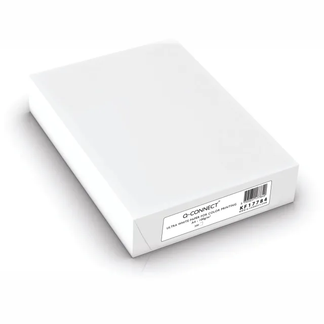 Q-CONNECT presentatiepapier, ultra white, ft A4, 100 g, pak van 500 vel, wit