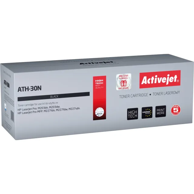 ActiveJet AT-30 N TONER voor HP-printer; HP 30A CF230A-vervanging; Opperste; 1600 pagina's; zwart. Magenta