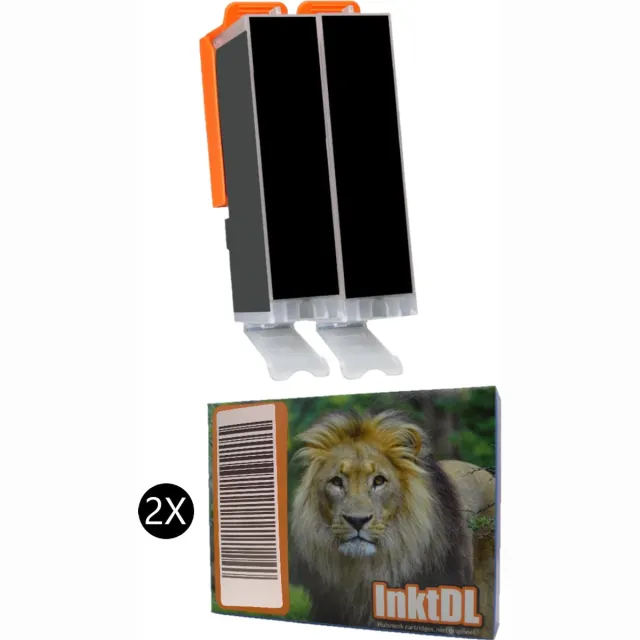 InktDL Huismerk geschikt voor Canon PGI550 inktcartridges - 2X Zwart - IP7250 - IX6850 - MG5650 - MG7150 - MG6350 - MG7550 - MG7150 - MX925