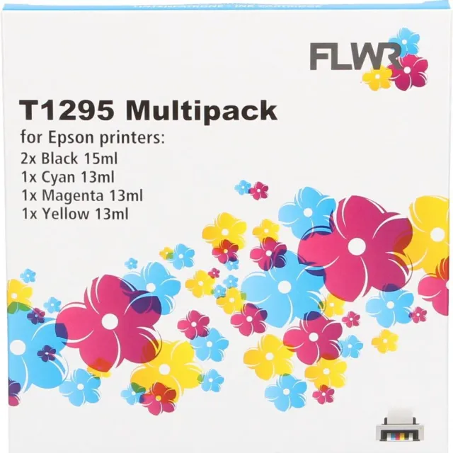 Epson FLWR - Cartridges / Epson T1295 Multipack / zwart en kleur / Geschikt voor Epson