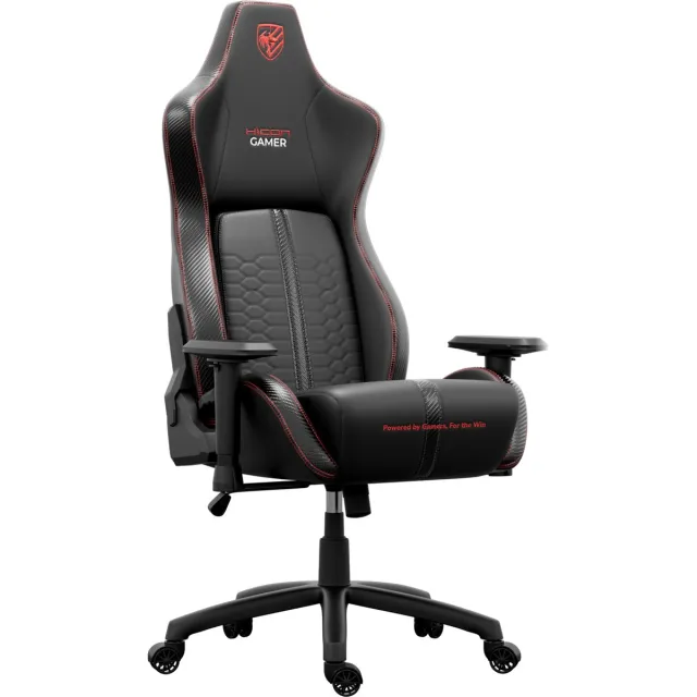 HICON Luxe premium Bureaustoel – Ergonomische bureaustoel – Luxe directiestoel – Premium comfort Pulse Series - Havoc - Rood Rood Pulse
