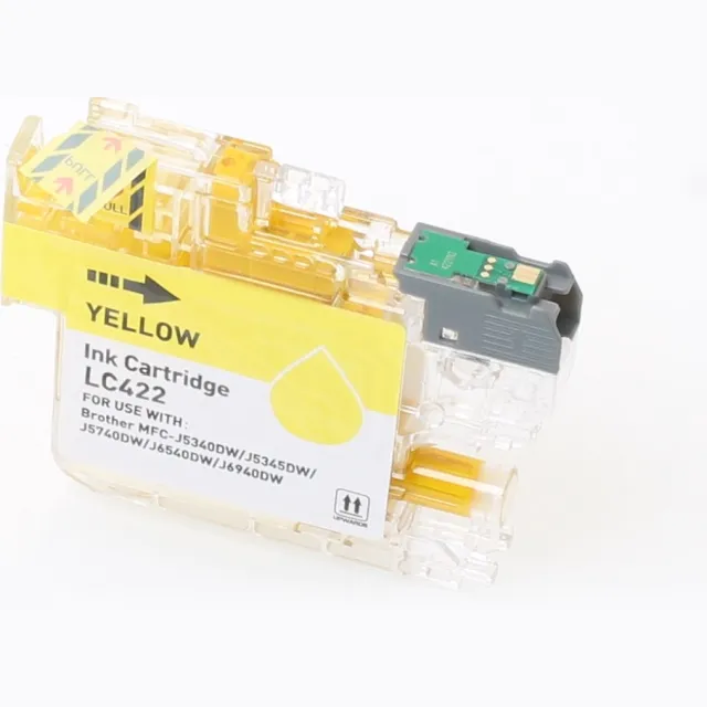 Colori huismerk inkt cartridge geschikt voor Brother LC422XLY Geel MFC-J5340DW MFC-J5345DW MFC-J5740DW MFC-J6540DW MFC-J6940DW Geel XL