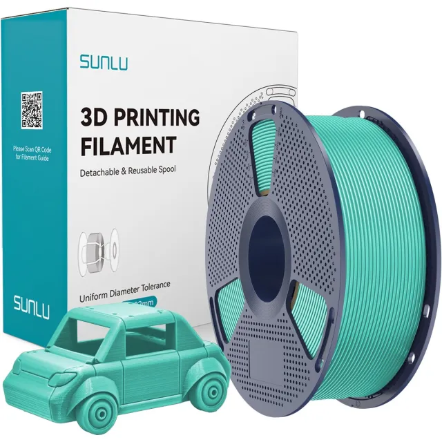 Sunlu PETG 3D Filament 1.75mm 1kg Mint Groen