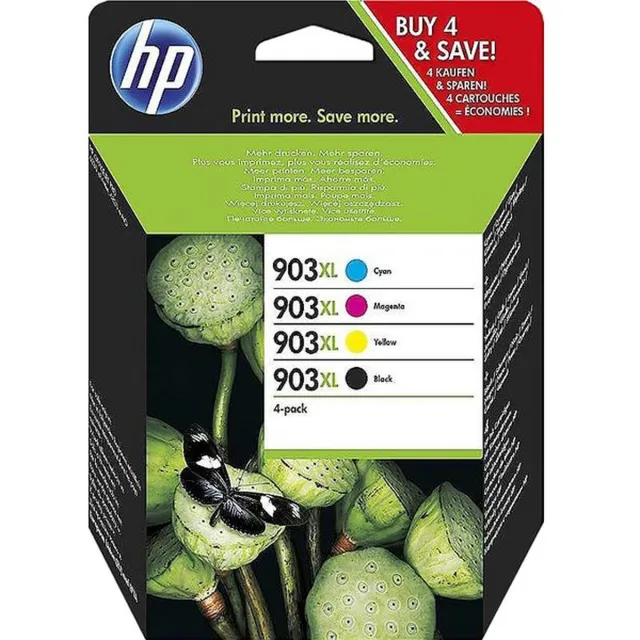 HP 903XL - Inktcartridge - Origineel - Zwart & Kleur Zwart, Cyaan, Magenta, Geel