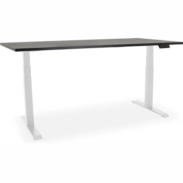 Officetopper Elektrisch zit-sta bureau Essential NPR - 200x80cm - wit/wit