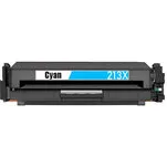 HP Huismerk HP 213X (W2131X) Toner Cyaan Hoge Capaciteit