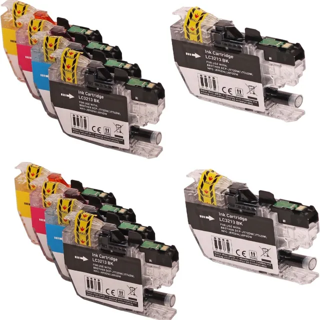 Ipexnl inktcartridges geschikt voor Brother LC3213 LC3213XL 10 BOX van 10 kleuren voor Brother MFC-J491DW, MFC-J497DW, DCP-J572dw, MFC-J890DW, MFC-J895DW, DCP-J772DW ,DCP-J774DW Multi pack