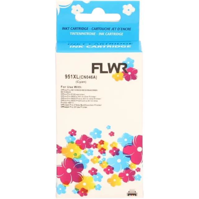 FLWR HP 951XL cyaan (Compatible XXL)