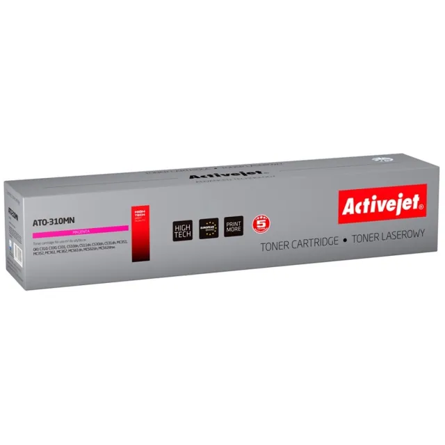 ActiveJet ATO-310MN toner voor OKI-printer; Oki 44469705 vervanging; Opperste; 2000 pagina's; magenta.