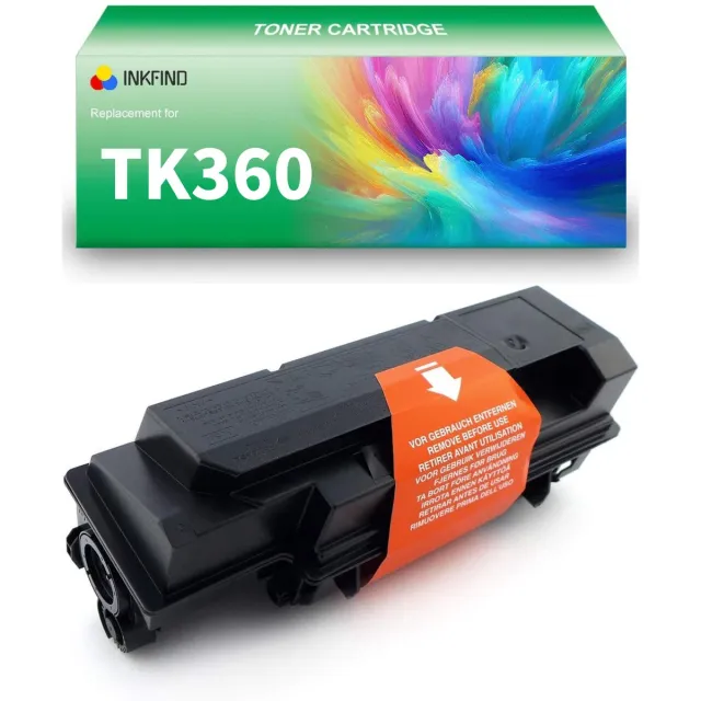 INKFIND TK360 Zwart tonercartridge van 1 stuk compatibel met Kyocera TK360 TK-360 voor Kyocera FS-4020DN 1-pack BK Zwart x1