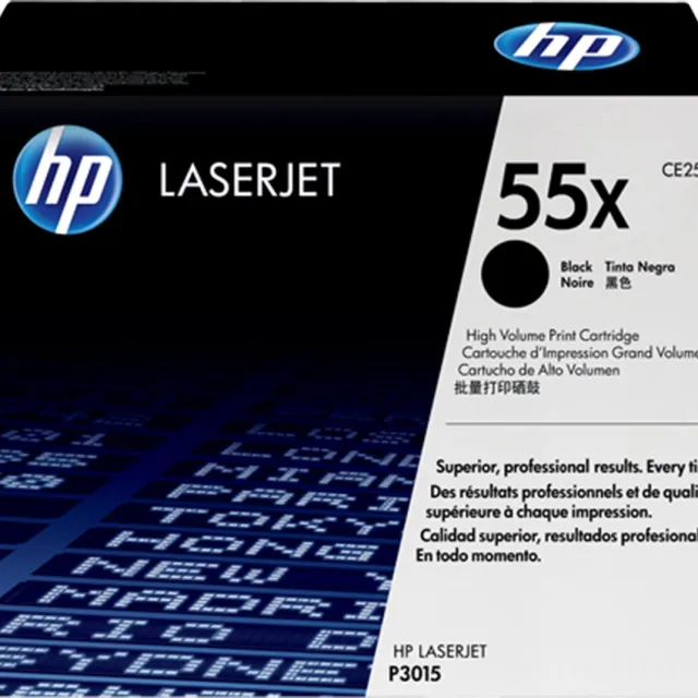 HP 55X - Tonercartridge Zwart
