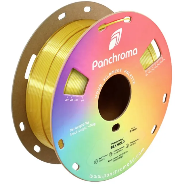 Polymaker CA03006 Panchroma™ Silk Filament PLA kunststof Zijdeglans 1.75 mm 1000 g Goud 1 stuk(s)