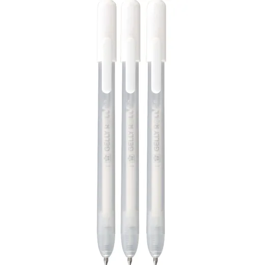Sakura Gelschrijver Sakura Gelly Roll Classic 08 klikfunctie set à 3 wit