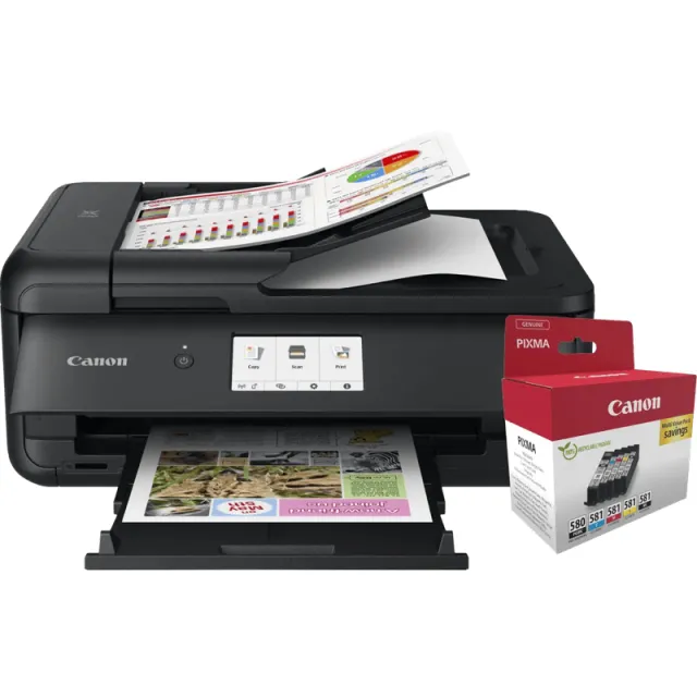 Canon PIXMA TS9550a + 1 set extra cartridges