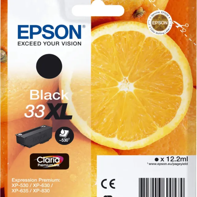 Epson 33XL inktcartridge zwart