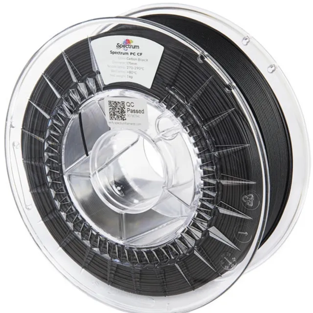 Spectrum PC + CF carbon Zwart 1 kg Filament
