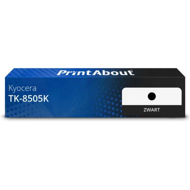 PrintAbout huismerk Toner TK-8505K Zwart Geschikt voor Kyocera