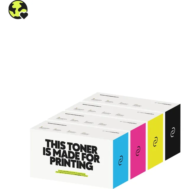 Nextsupplies Multipack HP 212A (Zwart/Cyaan/Magenta/Geel). Originele toners, circulair. Multipack CMYK
