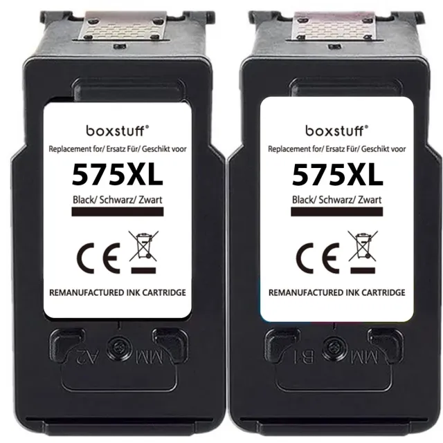 Boxstuff Inkt geschikt voor Canon PG-575 XL – Multipack Zwart Cartridge – Voor Canon Pixma TS3550 / TS3551 / TS3650 / TS3651 / TR4750 / TR4751 Printer