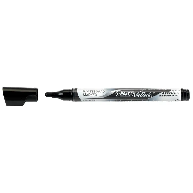Bic Whiteboardmarker Bic Velleda liquid rond medium zwart