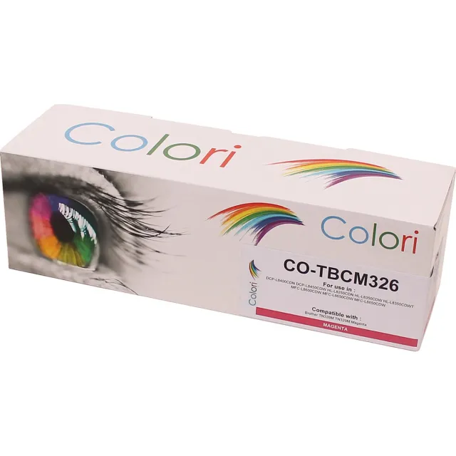 Colori huismerk toner geschikt voor Brother TN-326M TN-326 magenta voor DCP-L8400CDN DCP-L8450CDW HL-L8250CDN HL-L8350CDW HL-L8350CDWT MFC-L8600CDW MFC-L8650CDW MFC-L8850CDW