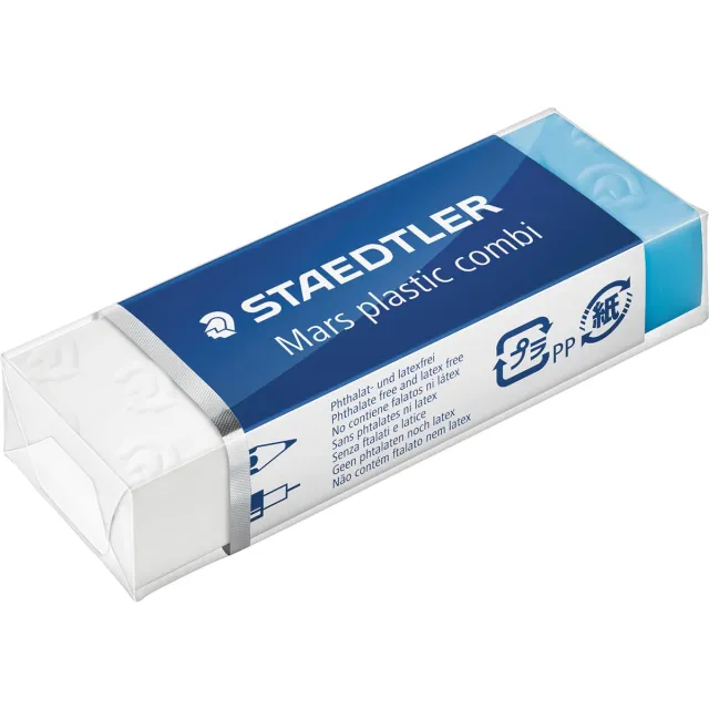 Staedtler Staedler gum Mars Plastic Combi blauw