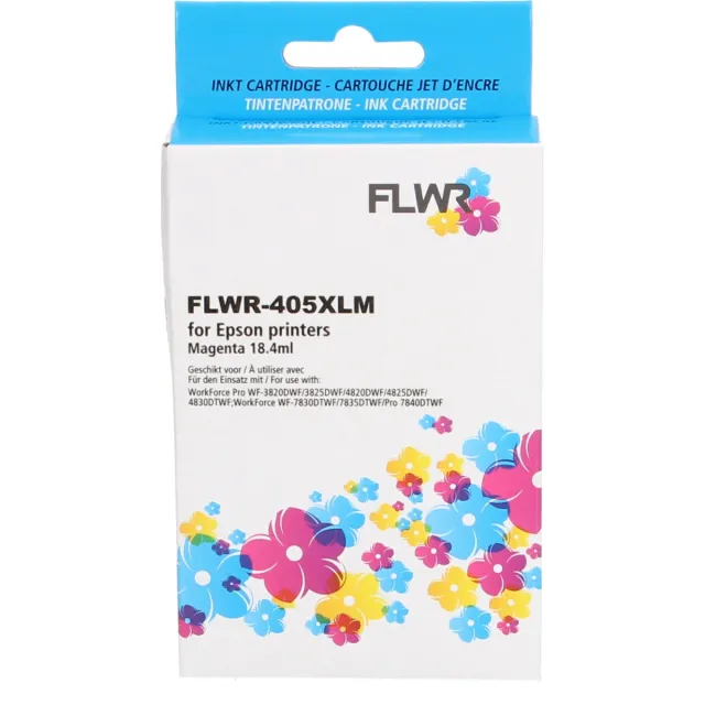 FLWR Cartridges / Epson 405XL / magenta / Geschikt voor Epson