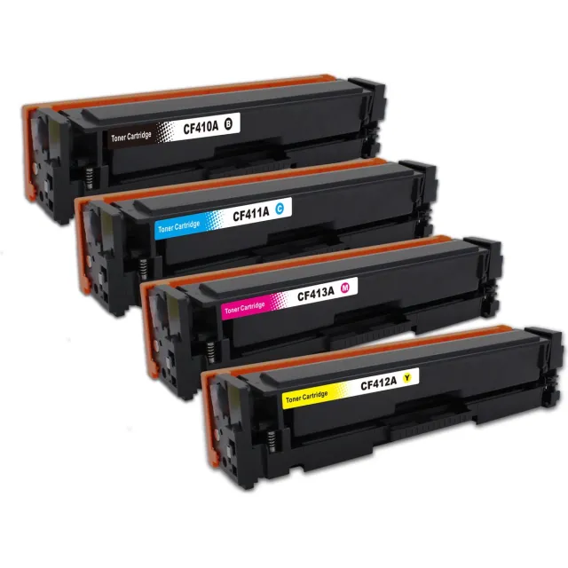 Inktkenners Multipack Geschikt voor HP 410A / CF410A / 410 | 4 kleuren Geschikt voor HP Color LaserJet Pro M452DN - M452NW - M470 - MFP M377DW - M477FDN - M477FDW - M477FNW - Toners - cartridges - cartridge