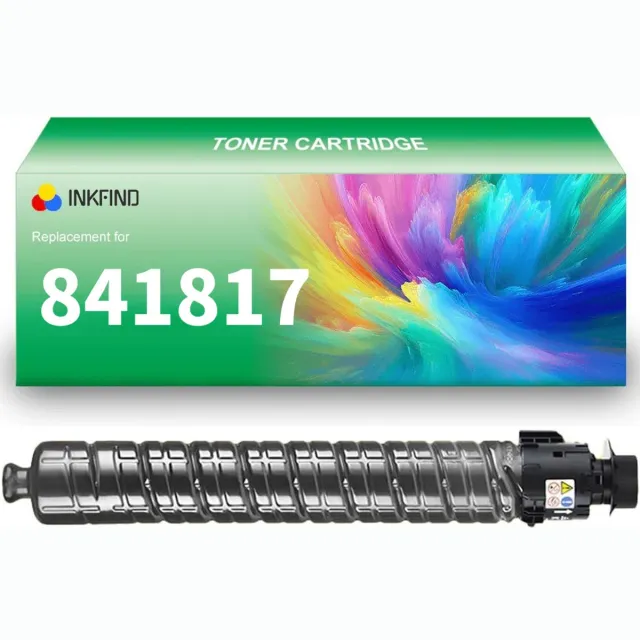 INKFIND 841817 tonercartridge Zwart compatibel met Ricoh MP C3003 C3004 C3503 C3504 841817 - 1-pack Zwart Zwart x 1