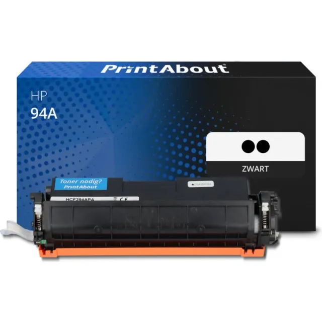 PrintAbout huismerk Toner 94A (CF294A) Zwart Multipack Geschikt voor HP
