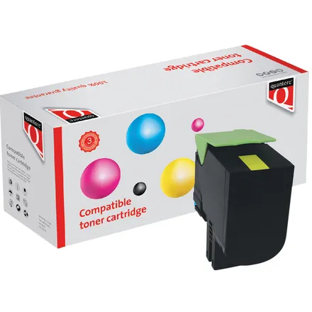 Quantore Tonercartridge Quantore alternatief tbv Lexmark 80C2SY0 geel