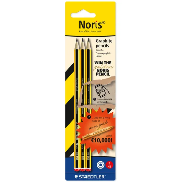Staedtler Potlood Staedtler Noris 3xHB find the golden Noris