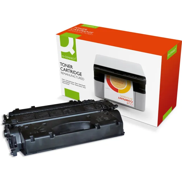Q-Connect toner zwart 6500 pagina's voor HP - OEM CE505X