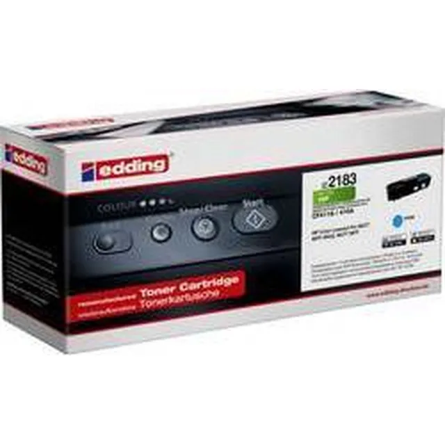 Edding EDD-2183 Toner Single vervangt HP 410A (CF411A) Cyaan Compatibel Toner