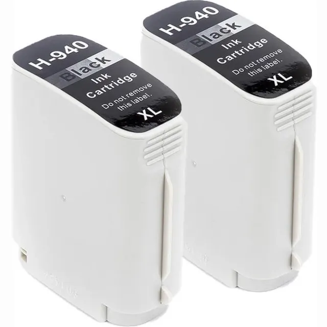 Inktkenners Inktcartridges Geschikt voor HP 940 / 940XL | Multipack van 2x Zwart Geschikt voor HP Officejet PRO 8000, 8500, 8500A - Inktpatronen - cartridge - ink Multipack XL