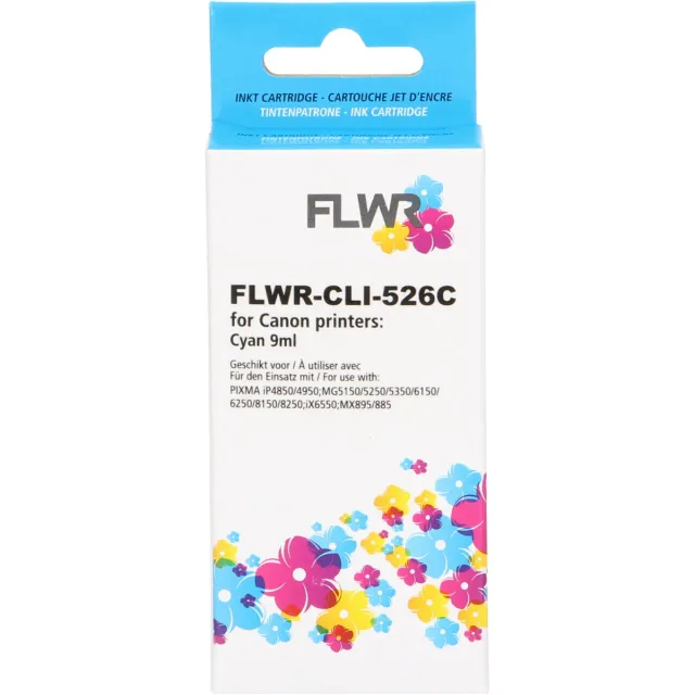 FLWR Inktcartridge / CLI-526C / Cyaan - Geschikt voor Canon