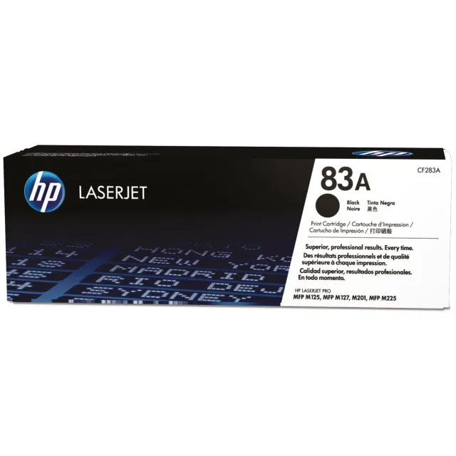 Hp toner 83A, 1 500 pagina's, OEM CF283A, zwart