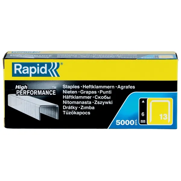 Rapid Nieten Rapid 13/6 gegalvaniseerd standaard 5000 stuks