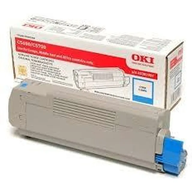 Oki Toner - cyaan voor de C5600 / C5700 (6k)