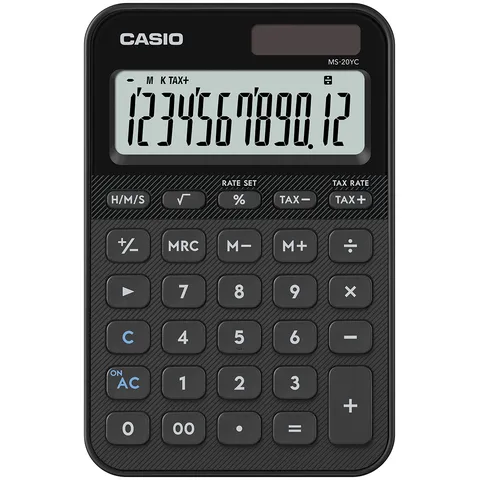 Casio Rekenmachine Casio MS-20YC-BK zwart