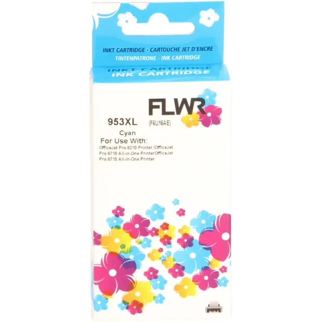 FLWR HP 953XL cyaan (Huismerk (compatible))