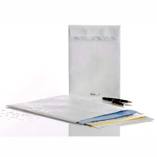 Tyvek Envelop Tyvek akte B4 254x350mm 54gr wit 100stuks