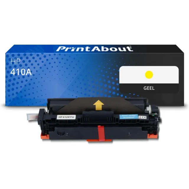 PrintAbout huismerk Toner 410A (CF412A) Geel Geschikt voor HP