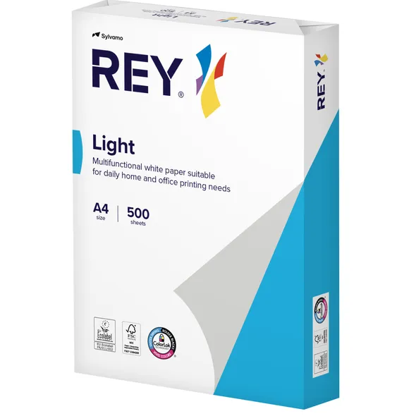 Rey Kopieerpapier Rey Office Light A4 75gr wit 500 vel
