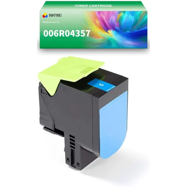 INKFIND 006R04357 Cyaan tonercartridge compatibel met Xerox 006R04357 Cyaan geschikt voor Xerox C310/C315 - 1-pack Cyaan Cyaan x 1