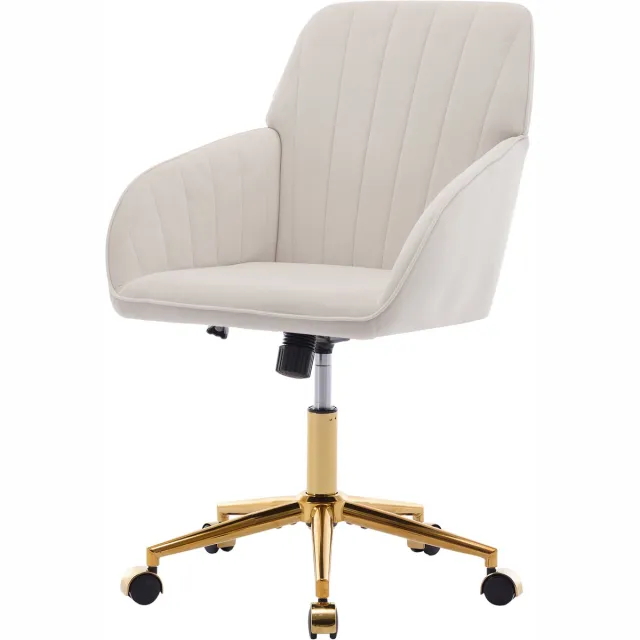 Rolipo Bureaustoel – Ergonomisch – Hoogteverstelbaar – Lang Zitten – Wit