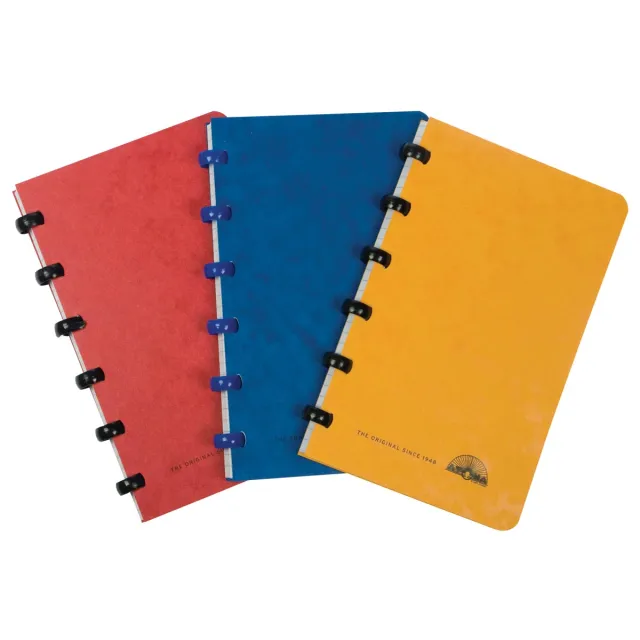 Atoma Classic notitieboekje, ft 10 x 16,5 cm, 120 bladzijden, kartonnen kaft, geassorteerde kleuren blauw