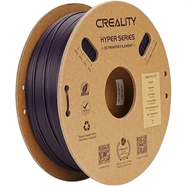 Creality HYPER Series PLA-CF 3D filament 1,75mm 1kg Paars